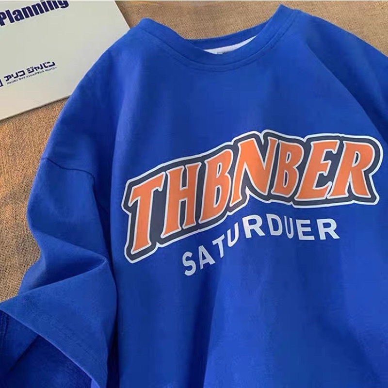 [Rẻ vô địch] Áo thun cotton tay lỡ dáng rộng unisex freesize 38-65kg - THEBNBER | BigBuy360 - bigbuy360.vn