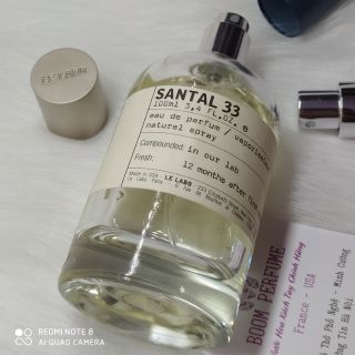 mẫu thử nước hoa Le Labo Santa 33 10ml