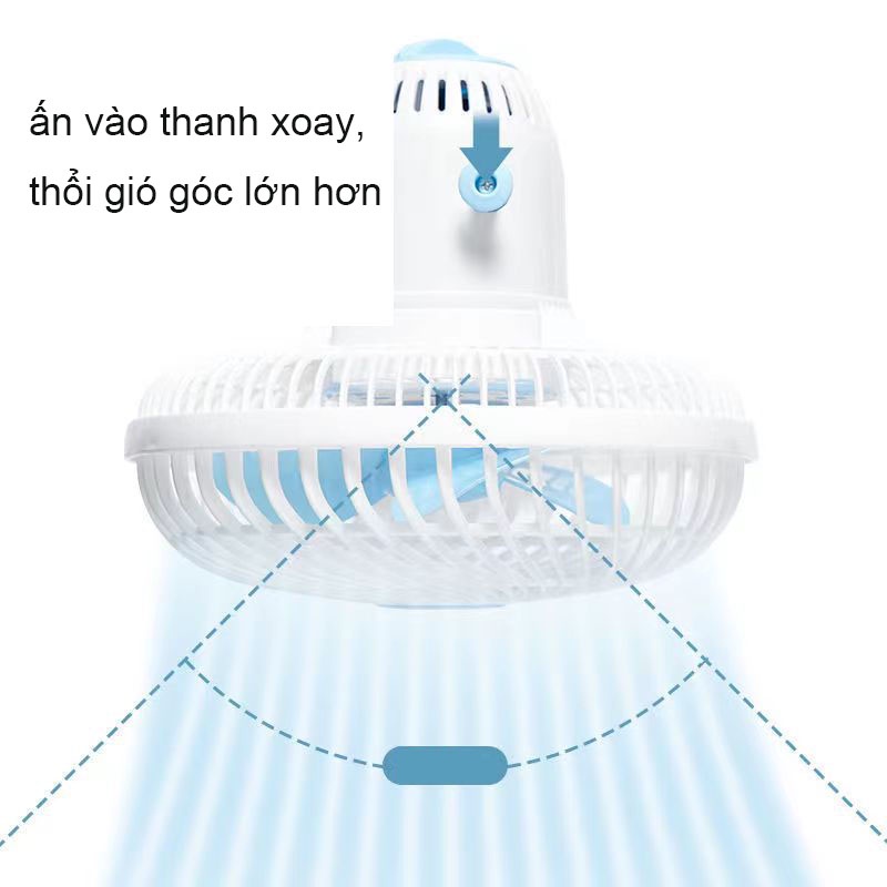Quạt Xoay Để Bàn Mini 180 Độ, Có Thể Kẹp Hoặc Đứng, 2 Chế Độ Gió Cắm Điện, Lồng Quạt Bằng Thép Cho Ký Túc Xá Sinh Viên