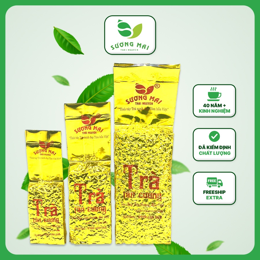 Chè Búp Tân Cương 2 Lá Thái Nguyên SƯƠNG MAI Hậu Vị Ngọt Sâu Mùi Hương Nhẹ Nhàng Khối Lượng 10 Gram