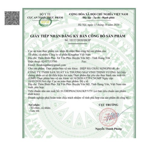 Diệp Hạ Châu Kingphar - Viên Uống Giải Độc Gan Lọ 40 Viên