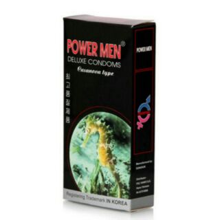 Bao cao su Power Men Cá Ngựa - Hộp 12 cái