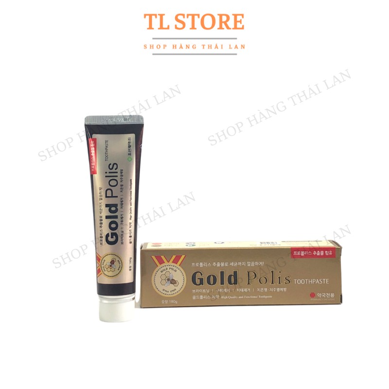 Kem đánh răng bảo vệ nướu, sạch mảng bám Kem đánh răng cao cấp GOLD POLIS 180g
