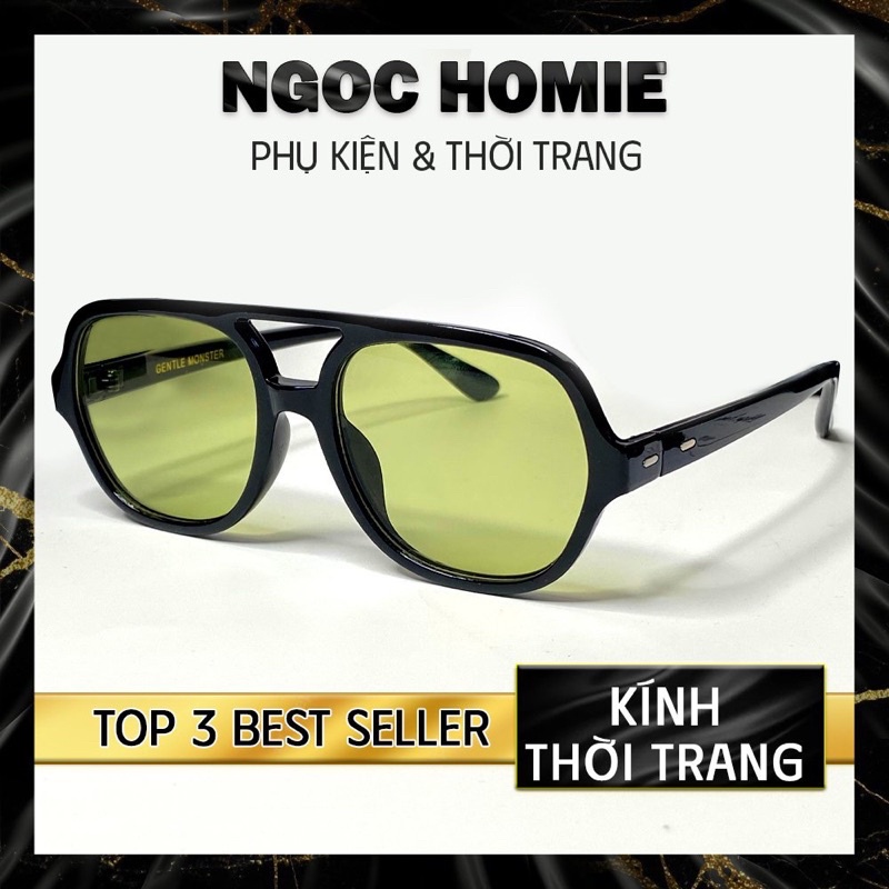 Kính mát chống nắng flackbee gentle monster dành cho nam nữ freesize