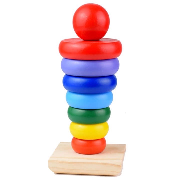 Set 6 món đồ chơi gỗ phát triển trí thông minh cho bé