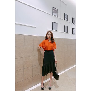 Áo sơ mi ngắn tay nơ cổ - 20Again