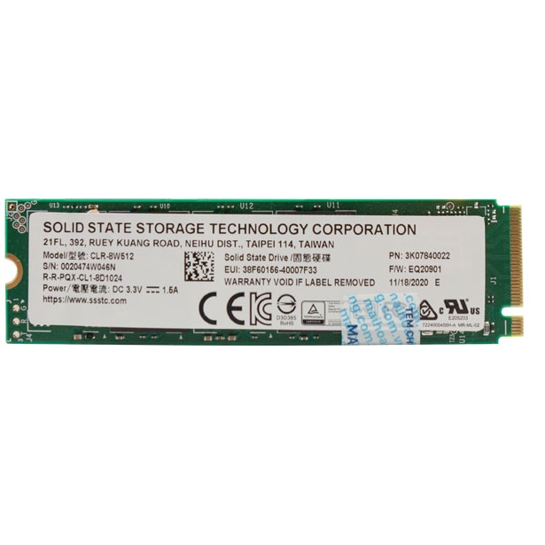  Ổ cứng SSD Toshiba 512Gb M2 NVME CRL 8W512 - Bảo hành chính hãng Mai hoàng 36 Tháng | BigBuy360 - bigbuy360.vn