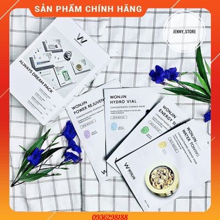 Hộp mặt nạ Mask Wonjin mix 4 màu hộp 15 miếng