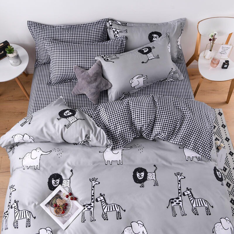 [ FREESHIP ❤️] Bộ Ga Giường Full Set Cotton Korea Bedding ADU79 Đủ Kích Thước Trải Nệm 4 Món CÓ CHĂN CHẦN BÔNG | WebRaoVat - webraovat.net.vn