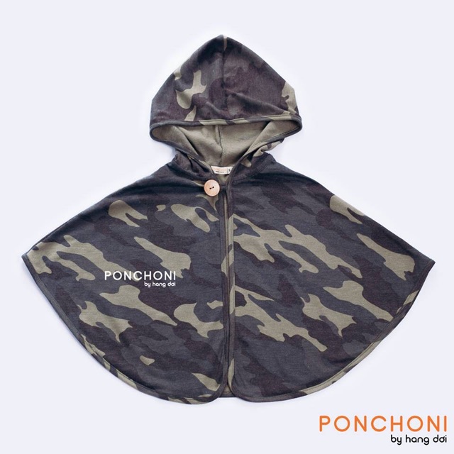 Áo khoát cape che nắng che gió cho bé