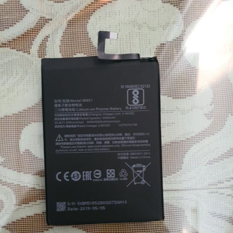 Pin Zin Xiaomi MiMax 3 ( BM 51)
