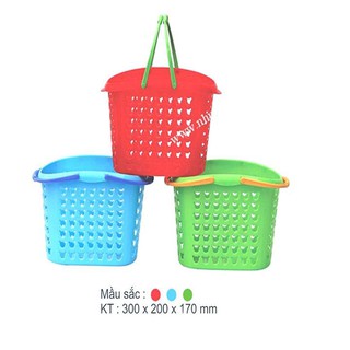 Giỏ nhựa có quai xách