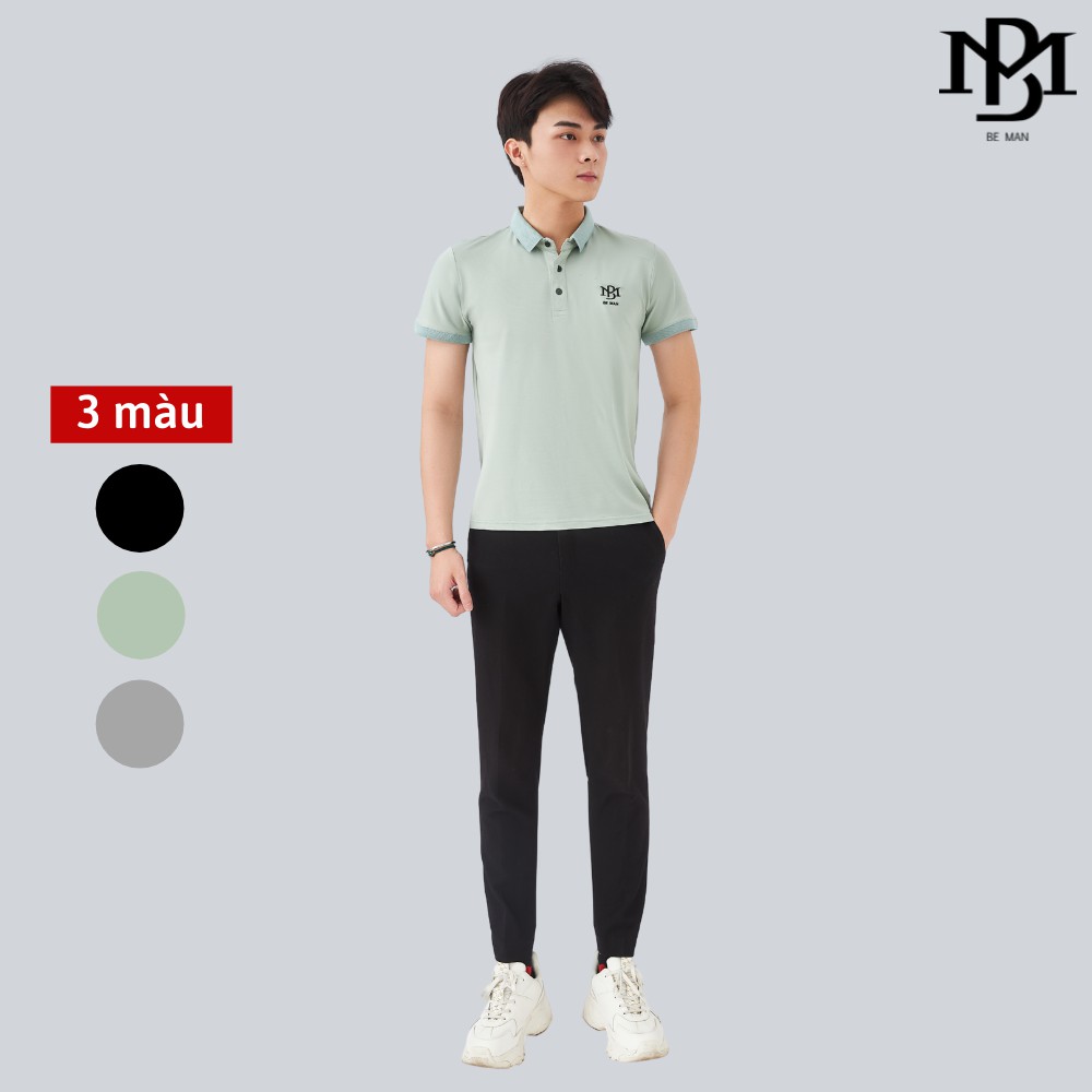 Áo phông nam cổ bẻ vải thun cá sấu Cotton Hàn Quốc BEMAN Áo thun nam chuẩn form,sang trọng-lịch lãm - BM0003