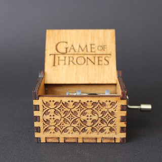 Hộp nhạc gỗ - GameofThrones - Nâu gỗ