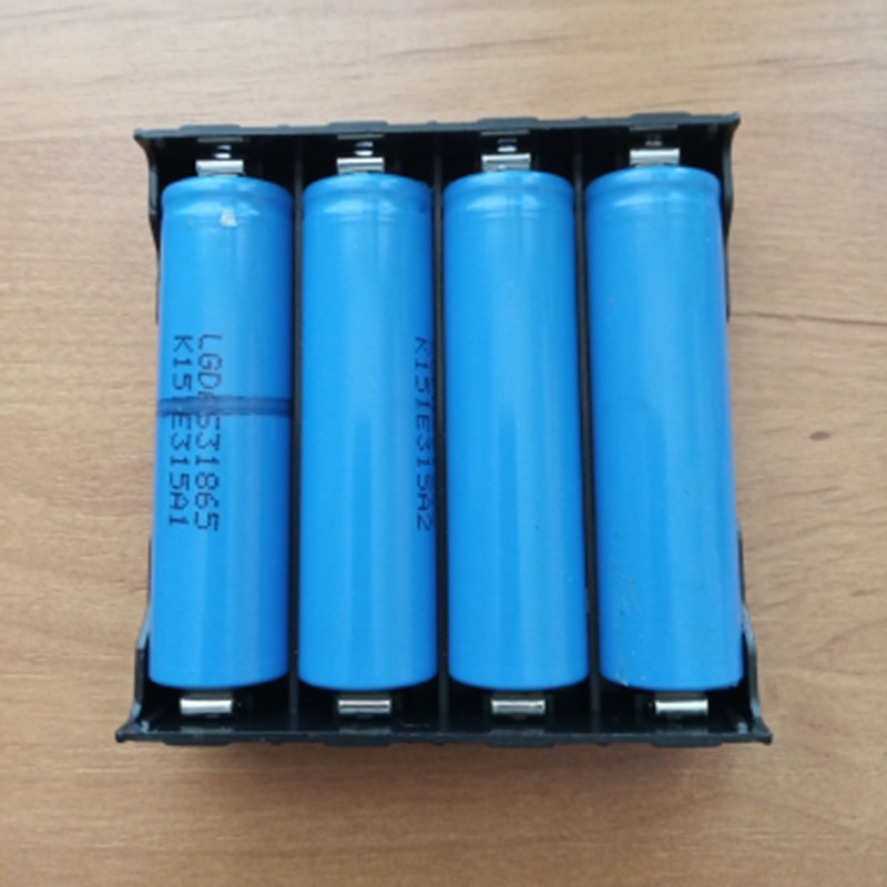 Hộp Đựng Pin Sạc Dự Phòng ABS 1/2/3/4 Ngăn Đựng Pin 18650