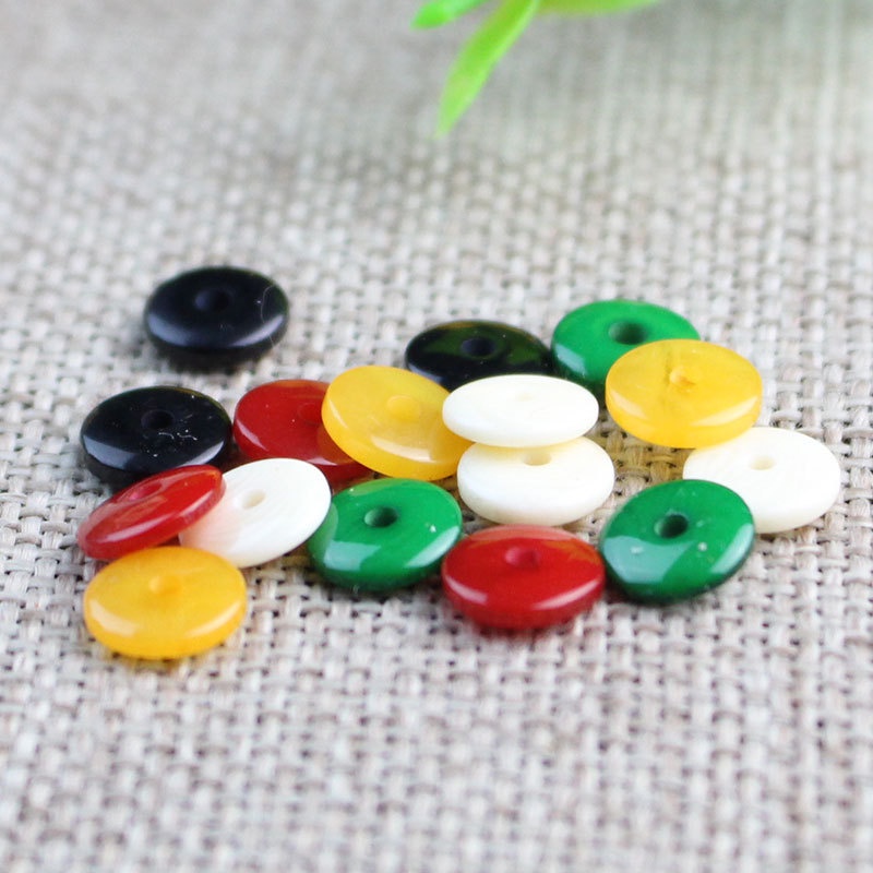 Chuỗi Hạt Đá Hổ Phách 28Mm Bằng Nhựa Resin Làm Vòng Đeo Tay