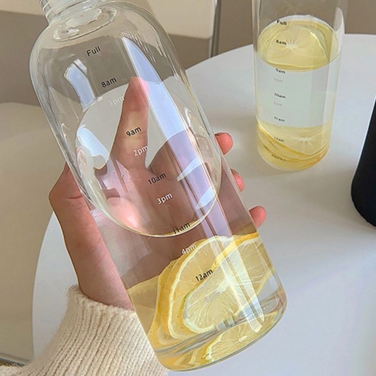 [LOẠI 1 - GIÁ HỦY DIỆT] Bình Nước Thủy Tinh, Chai Detox Có Dây Xách 500ml, 700ml - giadunghanoi39