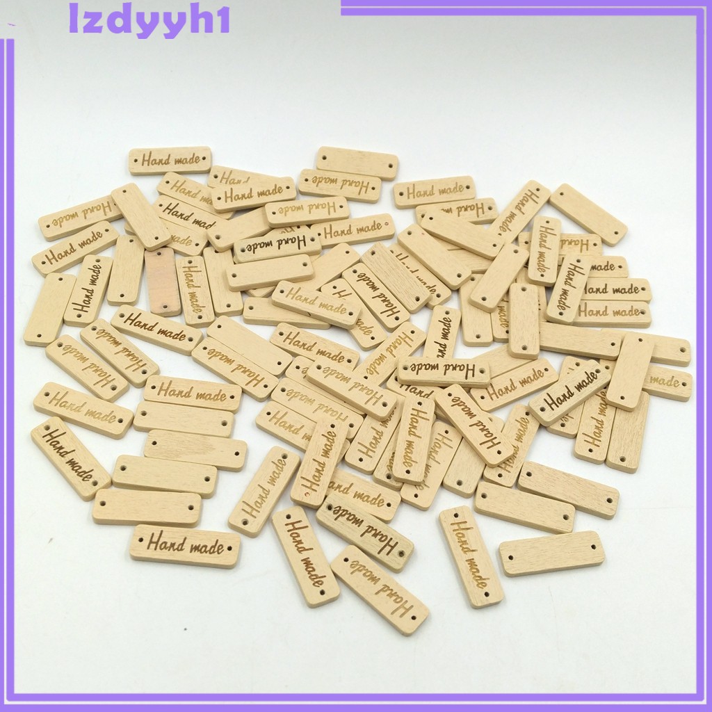 Set 50 Nút Gỗ 30mm Trang Trí Sổ Tay Diy