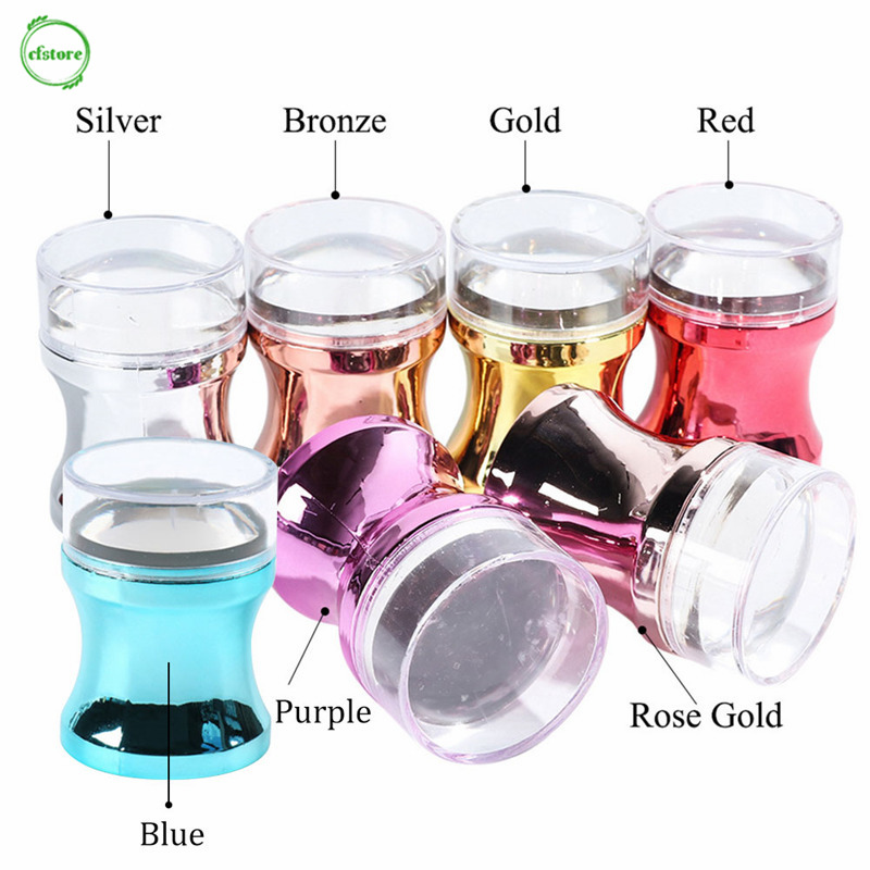 Con Dấu Dập In Móng Tay Đầu Bằng Silicon Trong Suốt