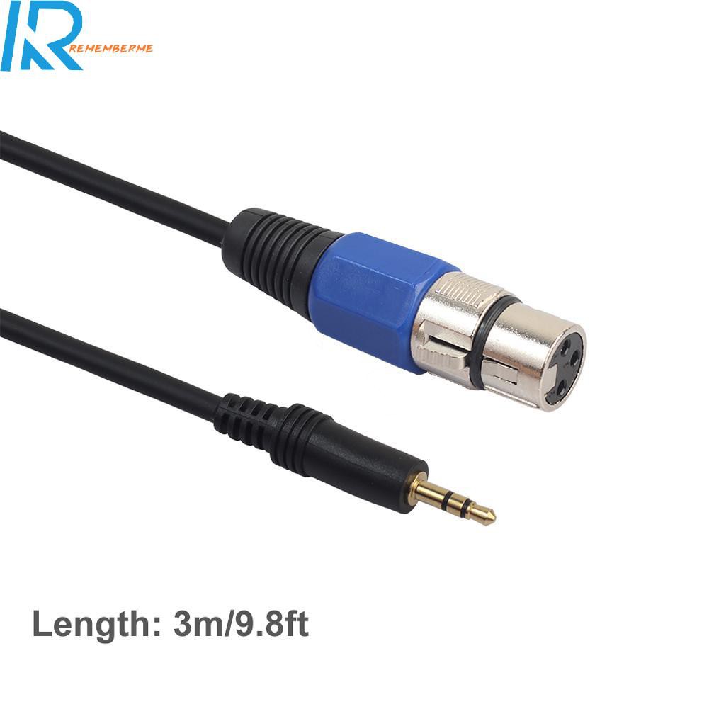 Cáp Chuyển Đổi Âm Thanh Từ Đầu Cắm 9.84ft / 3m 3pin Xlr Sang 3.5mm Trs