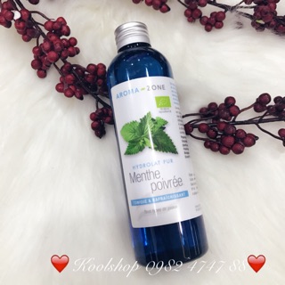 Nước hoa hồng Aroma zone Menthe poivree bạc hà 200ml
