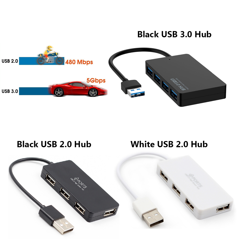 Đầu Chia 4 Cổng Usb 3.0 Tốc Độ Cao 5gbps