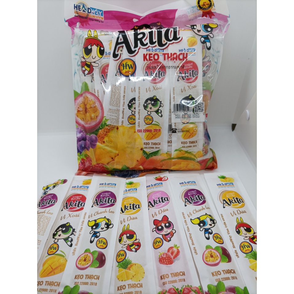 Thạch Zai trái cây Akita