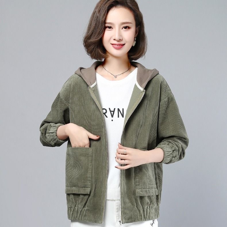 Áo Hoodie Nhung Kẻ Phong Cách Hàn Quốc Thời Trang Dành Cho Nữ | BigBuy360 - bigbuy360.vn