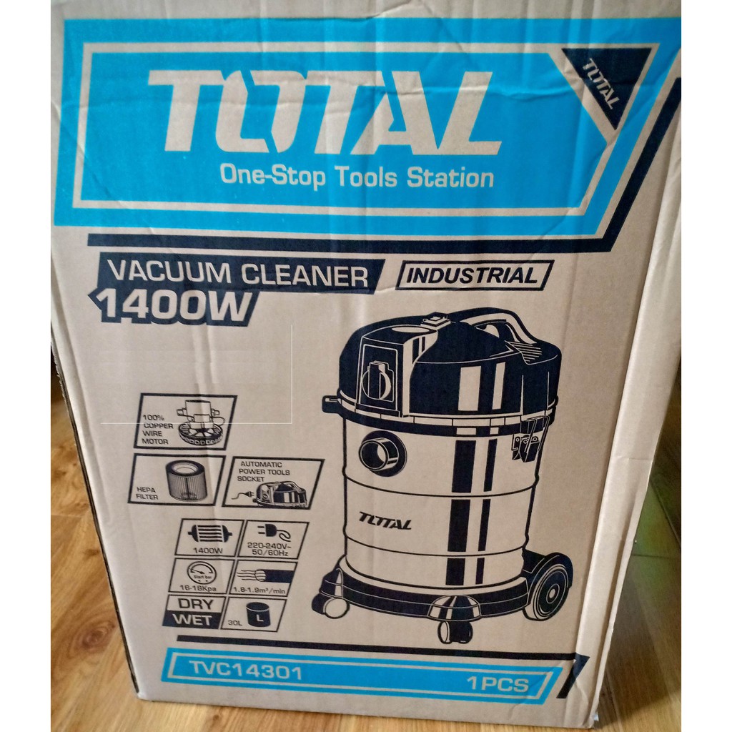 Máy Hút Bụi 30L 1400W TOTAL TVC14301