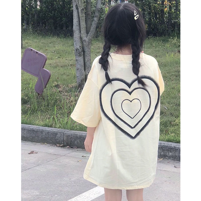 Áo Thun 100% cotton Ngắn Tay In Chữ Thời Trang Cho Nữ