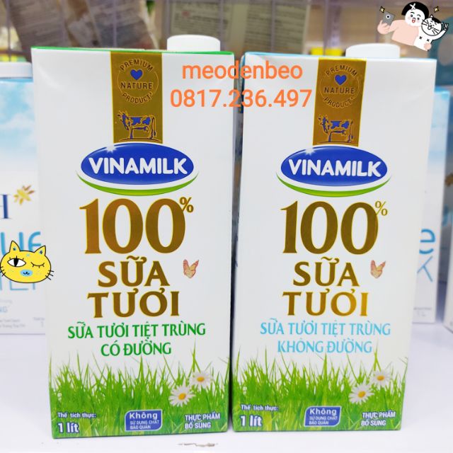 Sữa tươi vinamilk 1 lít