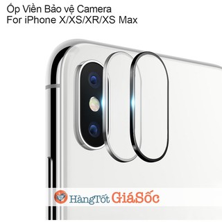 [FREESHIP 99K TOÀN QUỐC] Ốp Viền bảo vệ Camera iPhone X (vòng kim loại camera, hangtotgiasoc)