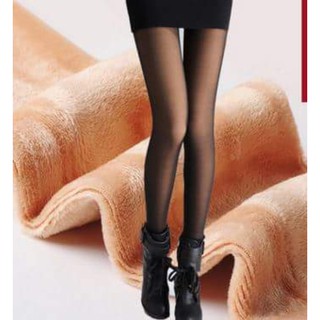 Quần tất lót lông cừu siêu ấm giữ nhiệt, tôn chân dáng đẹp cho nữ 3D