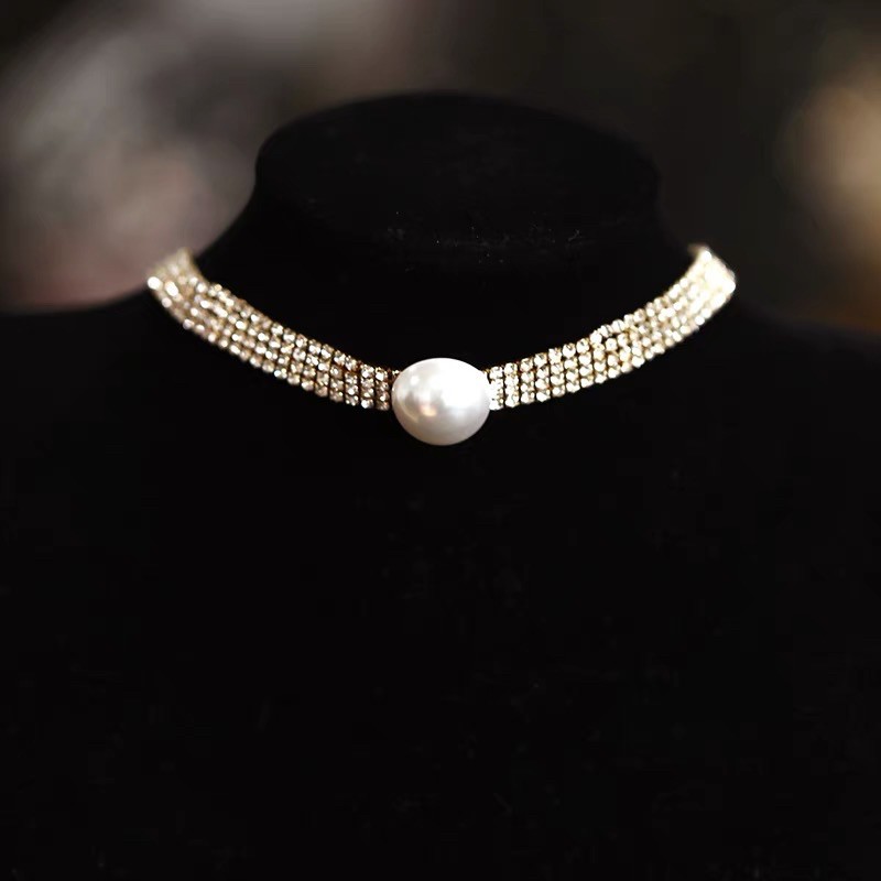 Choker đính đá lấp lánh nhiều mẫu