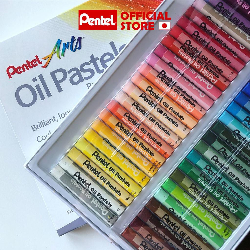 Bộ 15 màu sáp vẽ lên vải Pentel PTS15 | An toàn không độc hại | Pentel Arts Fabric Fun