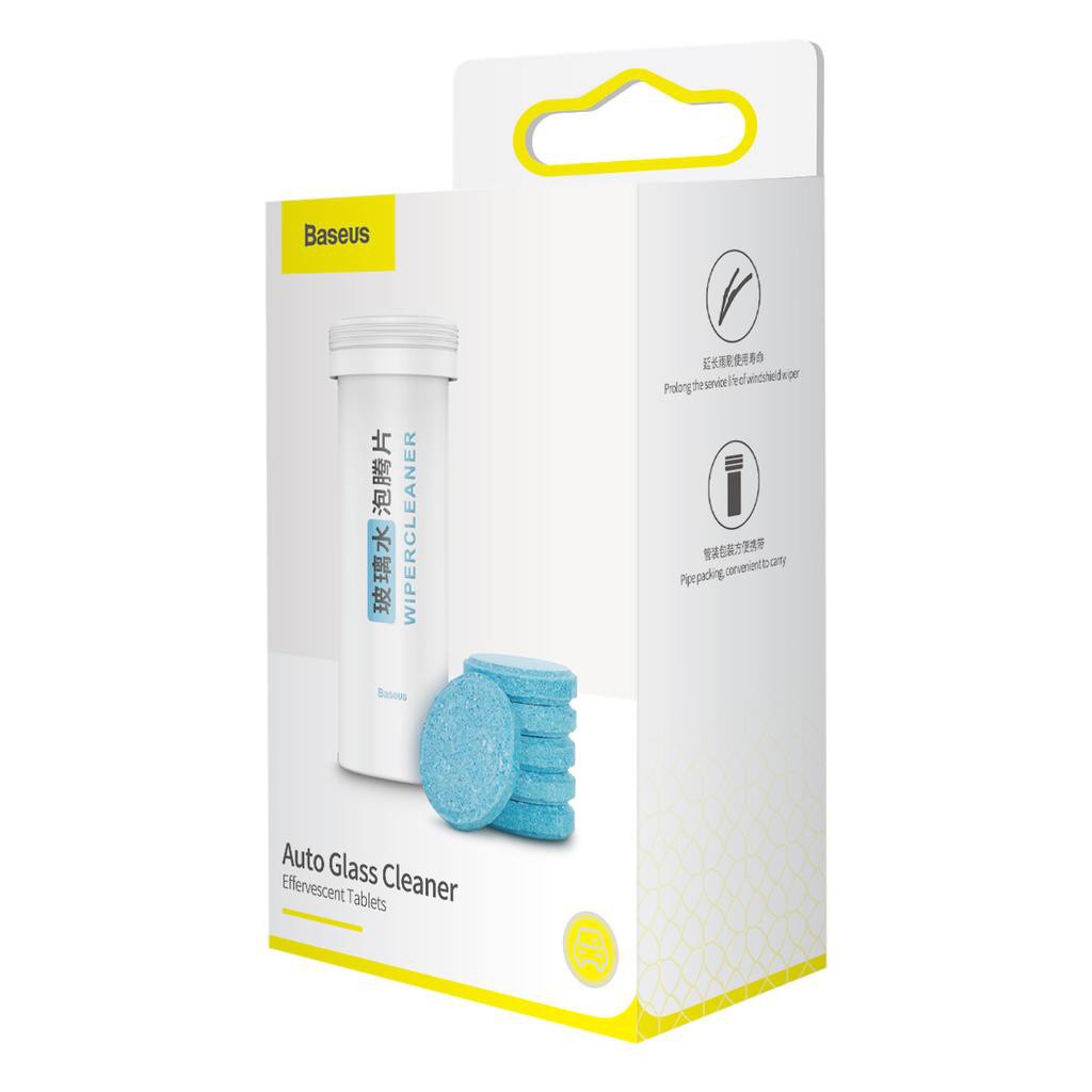 Viên sủi rửa kính xe oto Baseus Combo 12 viên xủi làm sạch mặt kinh Ô tô
