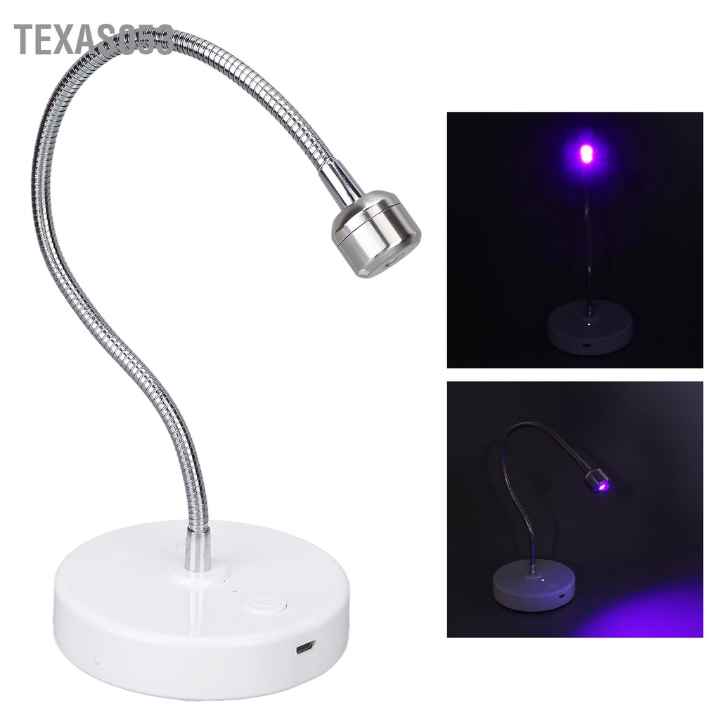 [Hàng HOT] Đèn LED UV khô sơn móng để bàn chuyên nghiệp làm móng khô nhanh đóng rắn móng tay 3W【Texas053】