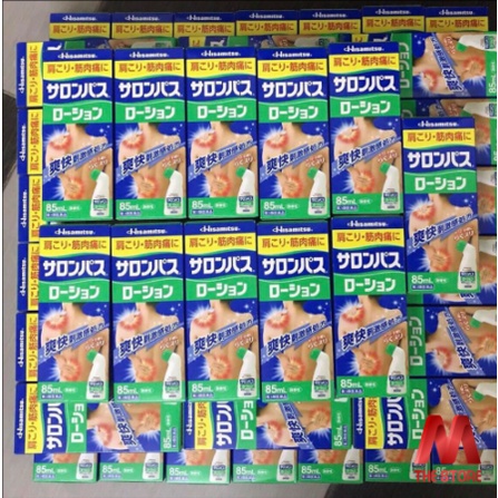 DẦU LĂN XOA BÓP SALONPAS HISAMITSU - CHAI LĂN SALONPAS GIẢM ĐAU XƯƠNG KHỚP NỘI ĐỊA NHẬT 85ML