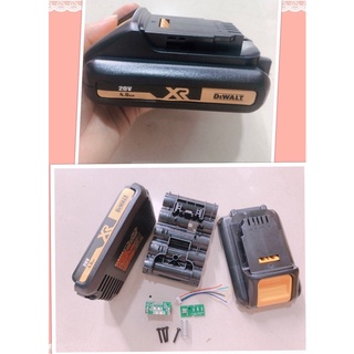 Vỏ mạch pin dewalt 18v 4ah cell 21700 li-ion 3.7v nhận sạc zin