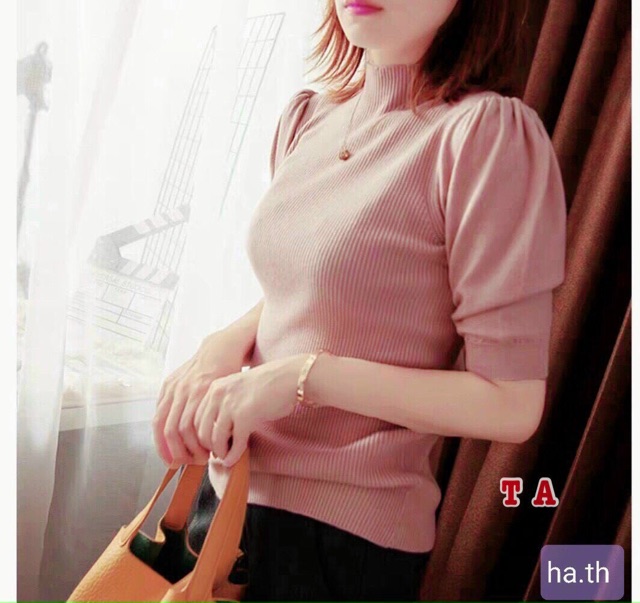 Áo len tay bồng quảng châu ( 7 màu) | BigBuy360 - bigbuy360.vn