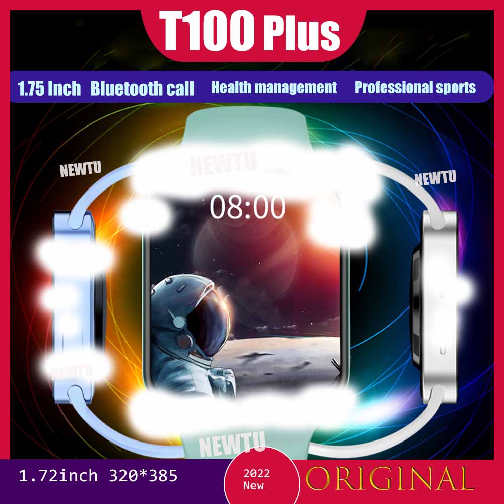Đồng Hồ Thông Minh T100 Plus Màn Hình 1.75 Inch HD Kết Nối Bluetooth