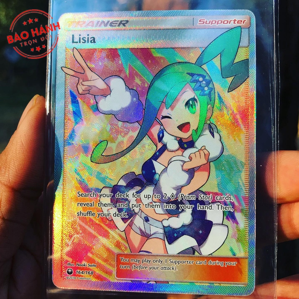 Lá Trainer Lisia 164 168 sản xuất năm 2018 Pokemon huấn luyện viên 1459 d7 69