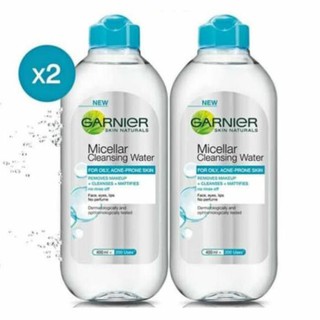 Nước tẩy trang garnier pháp 400ml, 125ml xanh dương