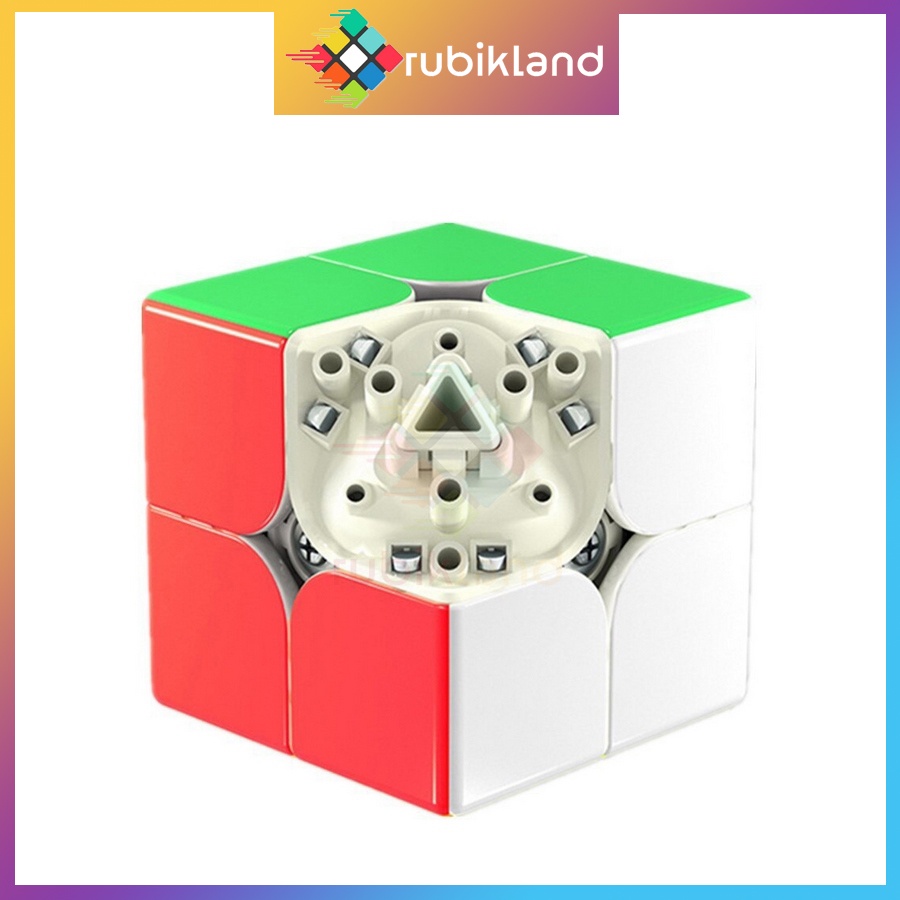 Rubik 2x2 Nam Châm YongJun YuPo V2 M YJ V2M Rubic 2 Tầng Đồ Chơi Trí Tuệ Trẻ Em