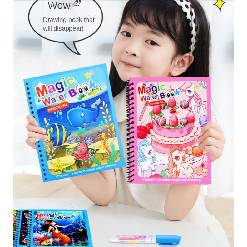 Sách tô màu ma thuật cho bé mẫu giáo