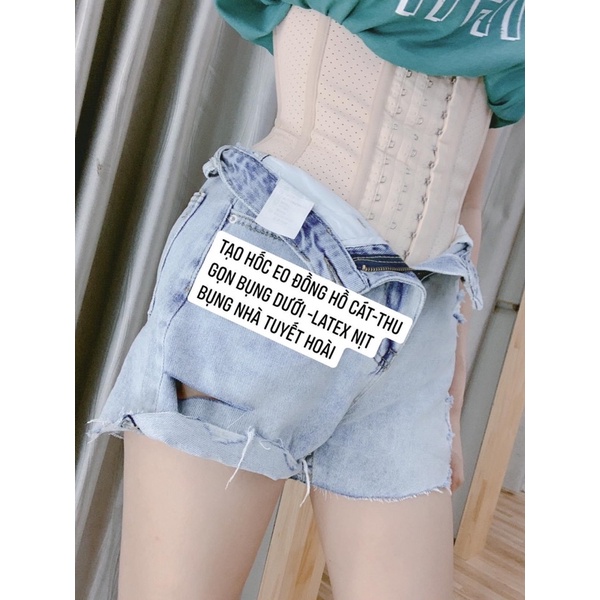 Nịt bụng latex thông hơi đỉnh cao giảm mỡ bụng tạo form eo đồng hồ cát và nịt gọn phần bụng dưới | BigBuy360 - bigbuy360.vn