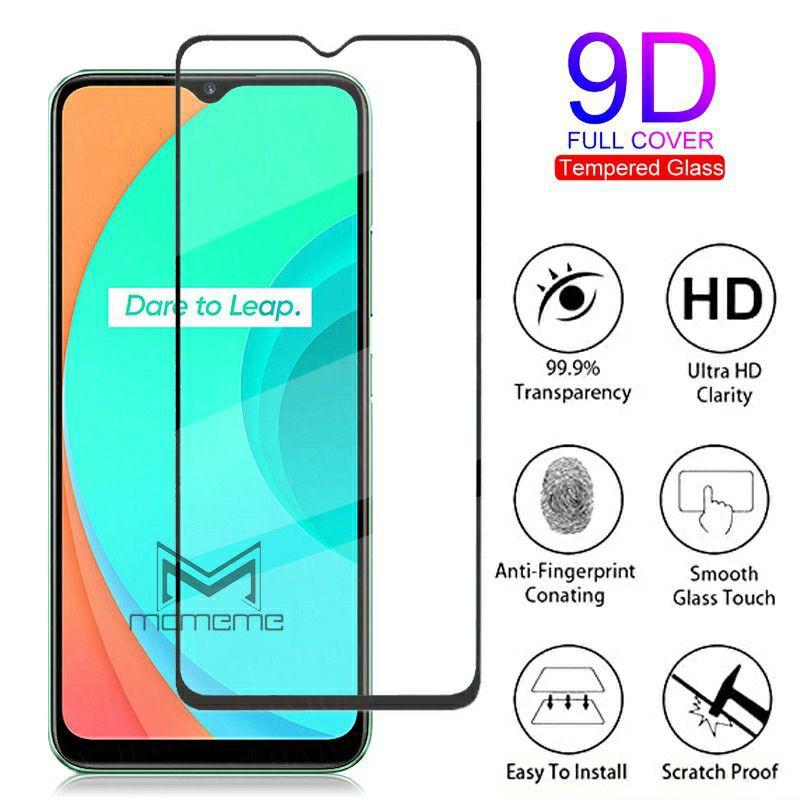 Kính cường lực 9D Realme C15 Full Màn Hình Full Keo