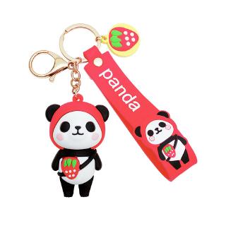 Móc Khóa Gấu Trúc Đỏ Dễ Thương