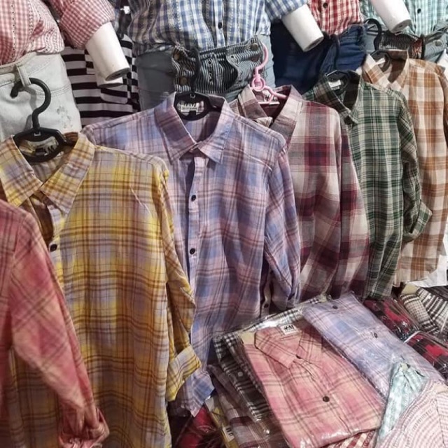 Áo sơ mi sọc caro