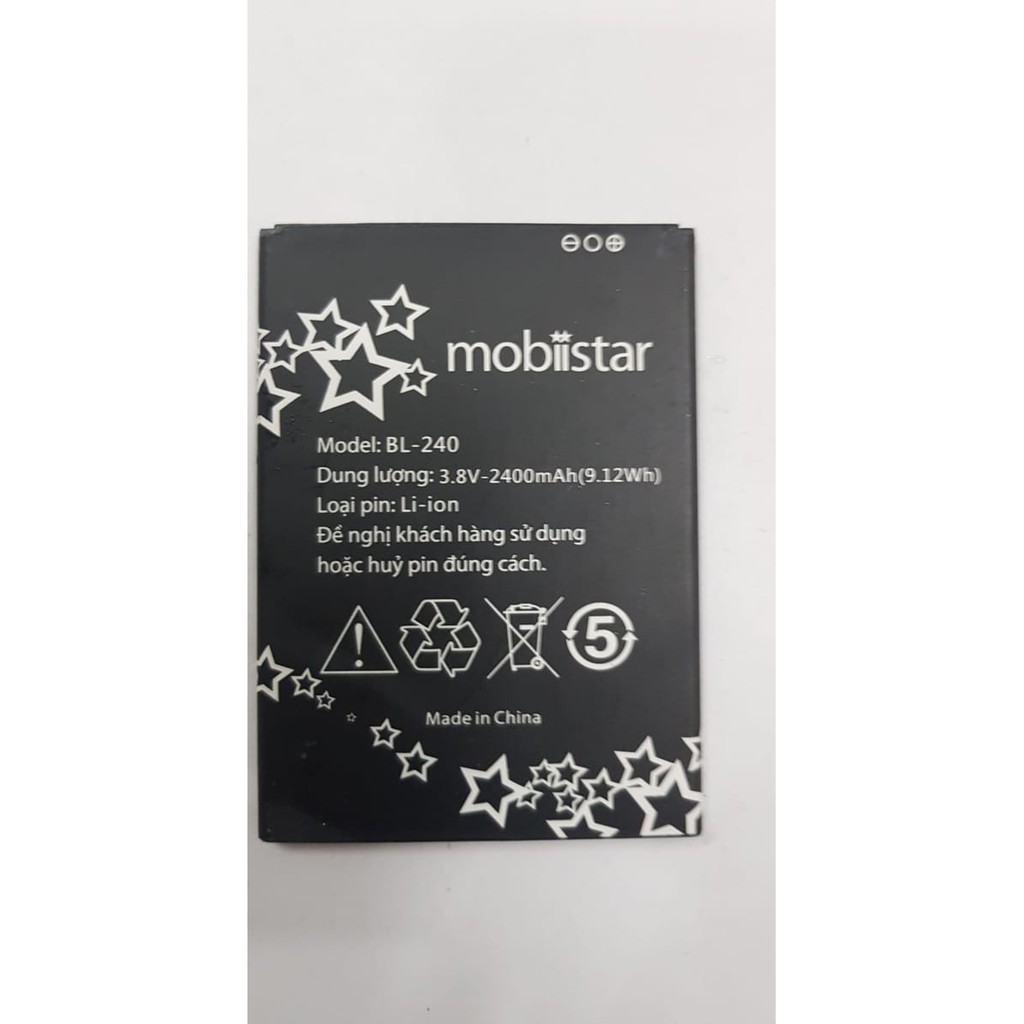 Pin điện thoại Mobiistar Lai Zumbo J 2017 / BL-240 Zin Tháo Máy Cũ